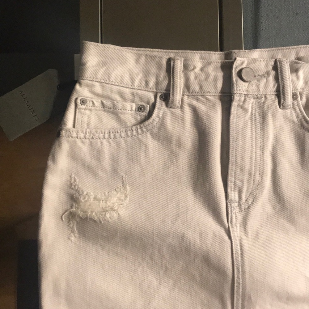 All saints grey Betty skirt